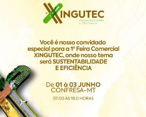 Xingutec : Contagem regressiva para Primeira Feira Agropecuária de Confresa (Crédito: Repórter Agro/Tiago Seiffert)