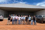Dois grandes grupos do agroneg�cio inauguram hangar em Porto Alegre do Norte - MT