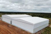 Dois grandes grupos do agroneg�cio inauguram hangar em Porto Alegre do Norte - MT
