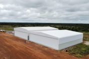 Dois grandes grupos do agroneg�cio inauguram hangar em Porto Alegre do Norte - MT
