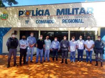 PM e Sindicatos Rurais da regi�o sudeste de MT re�nem-se para tratar do patrulhamento rural