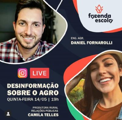 Defensores do agro d�o show durante transmiss�o ao vivo