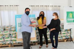 Assist�ncia Social recebe 500 cestas b�sicas da Aprosoja para doa��o a fam�lias cadastradas nos Cras