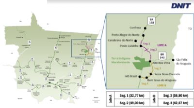 Constru��o do Lote A sob BR158 custar� mais de R$300 milh�es