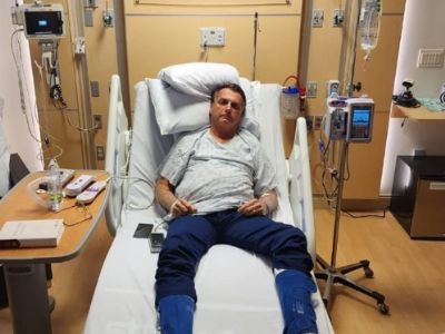 Bolsonaro publica foto em hospital nos EUA e agradece mensagens de apoio: �Grato pelas ora��es�