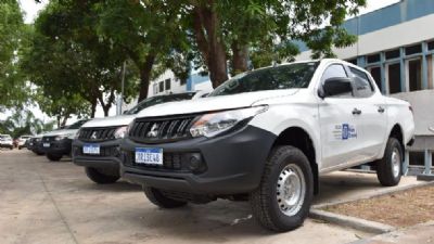 INDEA ganha refor�o de 12 caminhonetes para atividades de fiscaliza��o sanit�ria em Mato Grosso