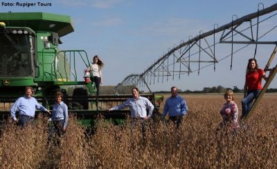Visitantes norte-americanos se impressionam com cuidados ambientais nas propriedades de Mato Grosso