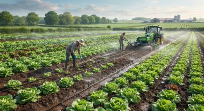 Chuva em excesso derruba produtividade de hortali�as e pressiona o pre�o da alface em Mogi das Cruzes