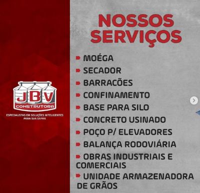 Aten��o produtor rural, problemas com a log�stica da sua produ��o? Construtora JBV � a Solu��o