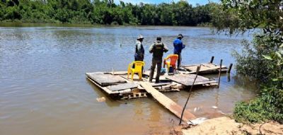 Sema aplica multa de R$ 10 mil e apreende pescado, redes e tarrafas durante fiscaliza��o