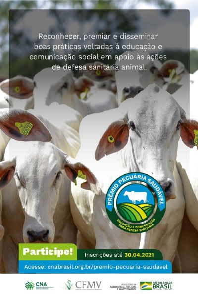 CNA lan�a Pr�mio Pecu�ria Saud�vel