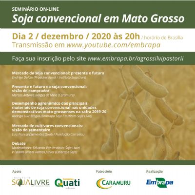 Produtor, comprador e sementeiro discutem mercado de soja convencional em Mato Grosso