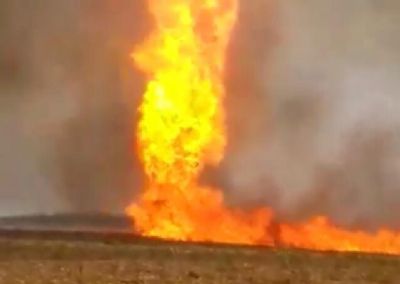 Salles inspeciona �reas em Mato Grosso atingidas pelo fogo