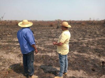 Pecuarista tem preju�zo de R$ 1 milh�o ap�s inc�ndio no Pantanal