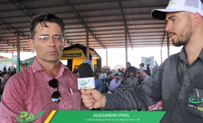 Presidente do Sindicato Rural de Porto Alegre do Norte destaca import�ncia do Dia de Campo da Fazenda Santa Rita