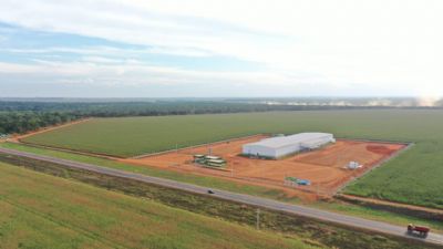 Primeiro centro mato-grossense de tratamento e distribui��o de sementes � inaugurado no Norte de MT
