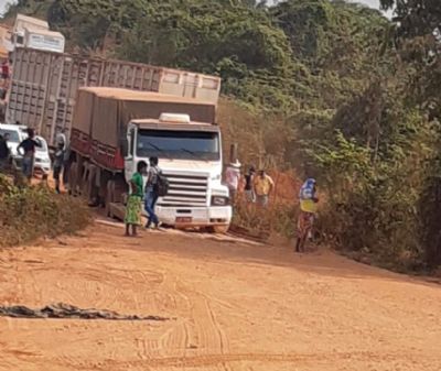 Ponte consertada, trafego liberado na BR 158