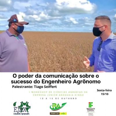 Tiago Seiffert apresenta palestra em �ltima dia do Workshop IFMT