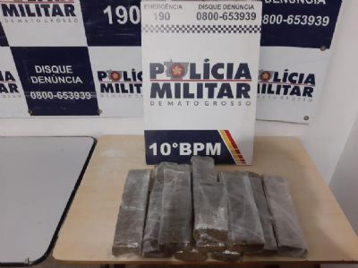PM apreende 20 kg de drogas em Cuiab� e Nova Xavantina neste final de semana