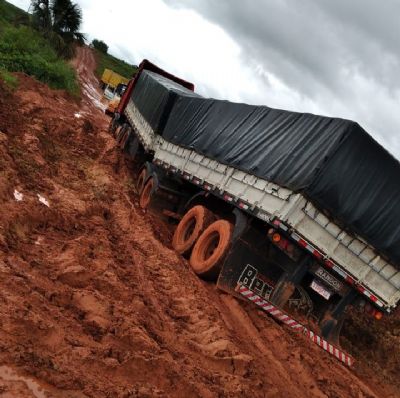 Chuvas pioram a situa��o da MT322