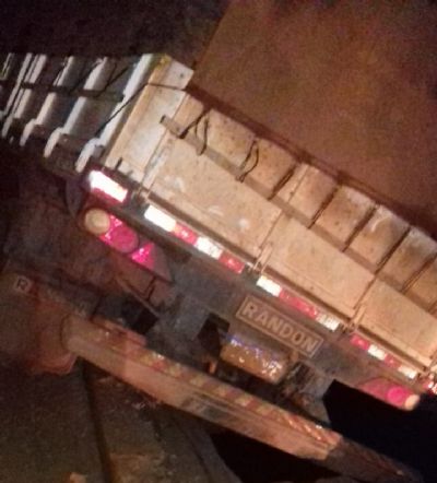 BR 158 com tr�fego bloqueado