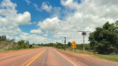Sistema de Fiscaliza��o Eletr�nica � instalado em trecho da BR 158 no Norte Araguaia