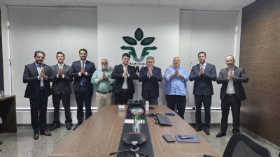 FAMATO recebe visita do CEO da C�mara de Com�rcio  Brasil India