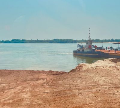 Com balsa em manuten��o, travessias s�o parcialmente interditadas sobre o Rio Xingu