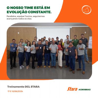 Agrobras participa de Treinamento presencial de Gest�o e Lideran�a promovido pela Stara