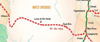 Administra��o de �gua Boa estar� no lan�amento da ferrovia nesta sexta-feira e reunir� com presidente Jair Bolsonaro