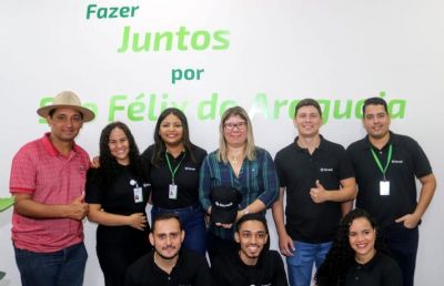 Sicredi inaugura nova ag�ncia em S�o F�lix do Araguaia e prefeita cita import�ncia da unidade para a popula��o local