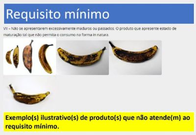 Minist�rio da Agricultura fixa padr�es visuais de qualidade para frutas, legumes e verduras