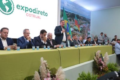 Na Expodireto, ministro F�varo defende redu��o de taxas de juros para o setor e seguran�a jur�dica