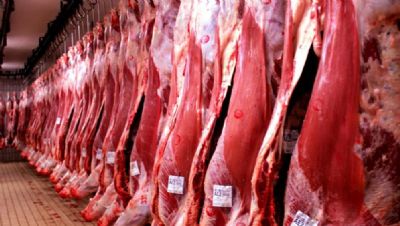 M�dia di�ria exportada de carne bovina in natura registra queda 2,9% frente ao m�s anterior