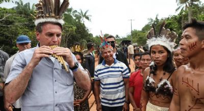Governo tem projeto para expandir agricultura em �rea ind�gena, diz Bolsonaro