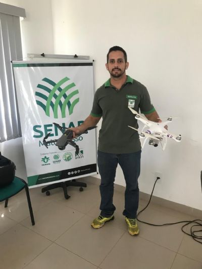 SENAR realiza curso gratuito de drone para o agroneg�cio em Confresa	