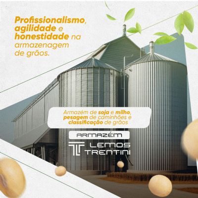 Exclusivo: Chega em Confresa e regi�o o Armaz�m de Gr�os Lemos Trentini