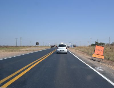 BR -364 com Tr�fego totalmente interditado no sentido Sul - Cuiab�/Rondon�polis.