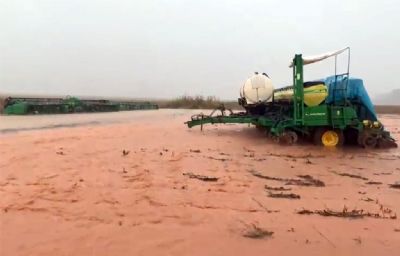�Nossa realidade � triste, com soja podre e tudo caindo�, desabafa produtor de MT