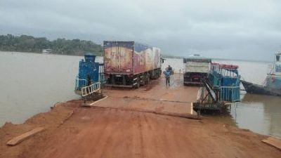 Com a BR-158 quase intrafeg�vel, motoristas optam por trajetos alternativos para sair do Norte Araguaia