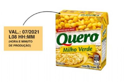 Lote de milho verde da marca Quero � recolhido por presen�a de bact�rias
