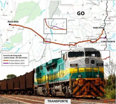 Projeto da Ferrovia de Integra��o do Centro-Oeste (FICO) � debatido em reuni�o em �gua Boa (MT)