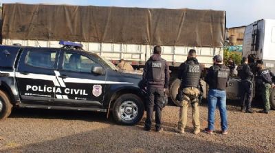 Quadrilha presa em opera��o por desvio de gr�os movimentou R$ 6 milh�es durante esquema em MT, diz pol�cia