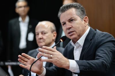 Governador Mauro Mendes pede suspens�o do julgamento do Marco Temporal