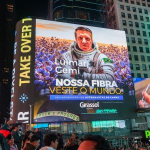 Cotonicultores brasileiros s�o destaque em avenida famosa de Nova York