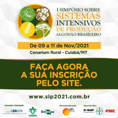 Abertas as inscri��es para simp�sio sobre sistemas de produ��o de algod�o