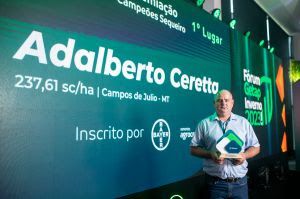 Produtor de Mato Grosso � campe�o nacional colhendo 237,6 sc/ha de milho