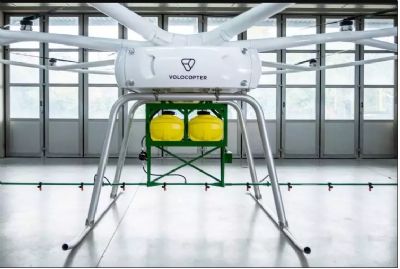 Volocopter e John Deere criam drone agr�cola aut�nomo para pulveriza��o de planta��es