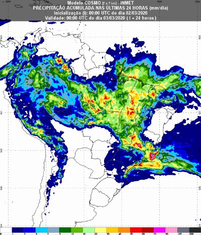 �reas de soja: veja a previs�o do tempo para esta segunda-feira, 2